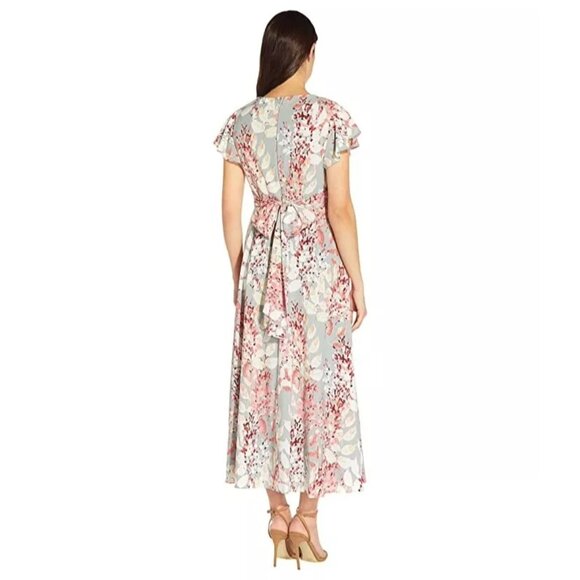NWT Adrianna Papell Women's Floral Printed Fit and Flare - Picture 2 of 7